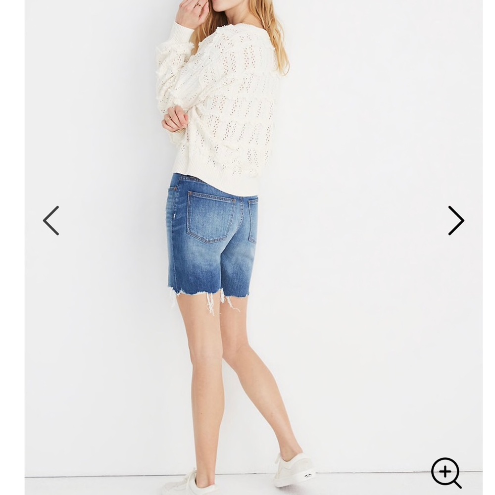 MADEWELL V-Neck Fringe Pullover Sweater - Picture 7 of 7